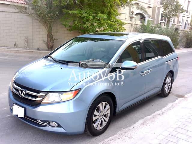 HONDA ODYSSEY BLUE FULL OPTION WITH SUNROOF 2014