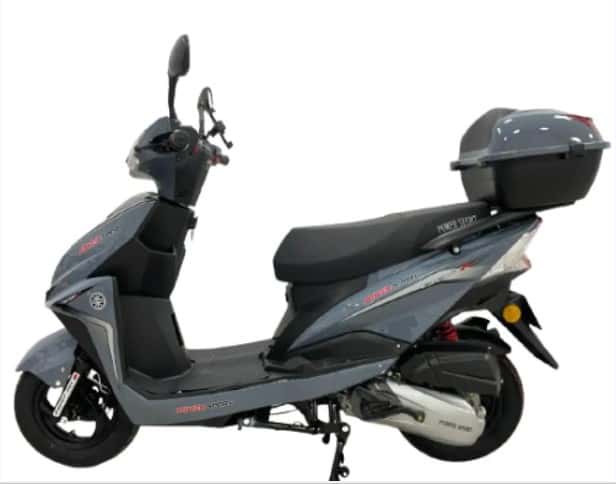 Gray duck motorcycle