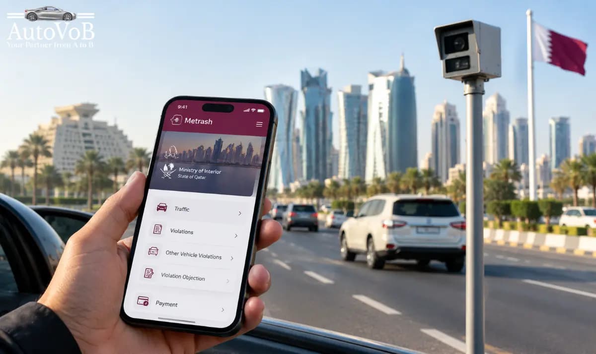 qatar traffic violation check