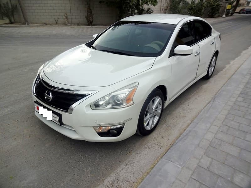 NISSAN ALTIMA SV WHITE MODEL 2014 4-2 photo 1