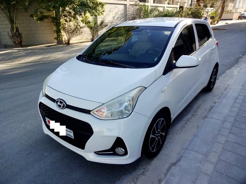 HYUNDAI I10 GRAND WHITE AGENT MAINTAINED  NO ACCIDENT MODEL : 2018 5-0 photo 1