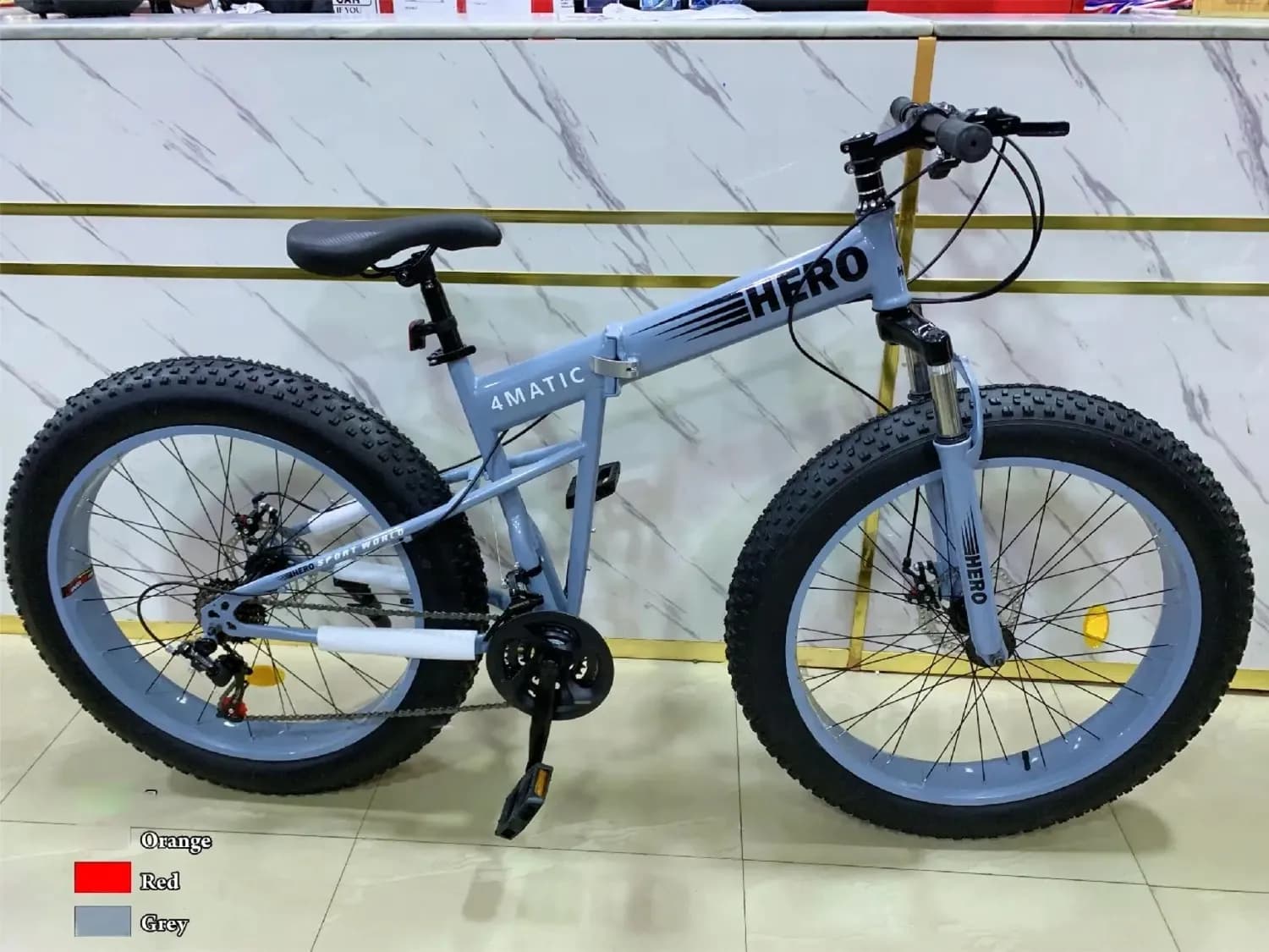 HERO FOLDABLE BIG TYRE BICYCLE photo 1