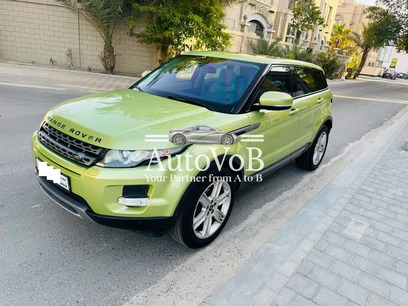 RANGE ROVER EVOQUE GREEN SINGLE OWNER FULL OPTION MODEL : 2013 PANORAMIC SUNROOF, 1-5 photo 1