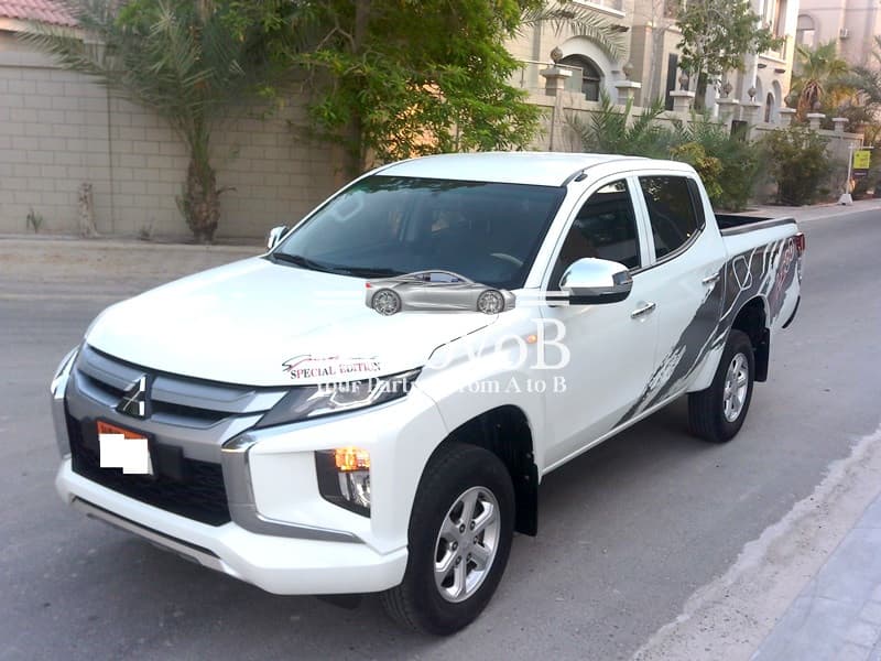 MITSUBISHI L200 WHITE - GREY PVT D/C PICK UP DOUBLE CABIN MANUAL GEAR 4*4 WHEEL DRIVE MODEL 2022 NON ACCIDENT 2-0 photo 1