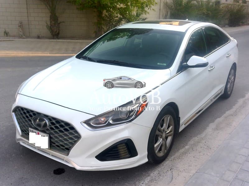HYUNDAI SONATA WHITE FULL OPTION MODEL : 2018 SINGLE OWNER 1-1 photo 1