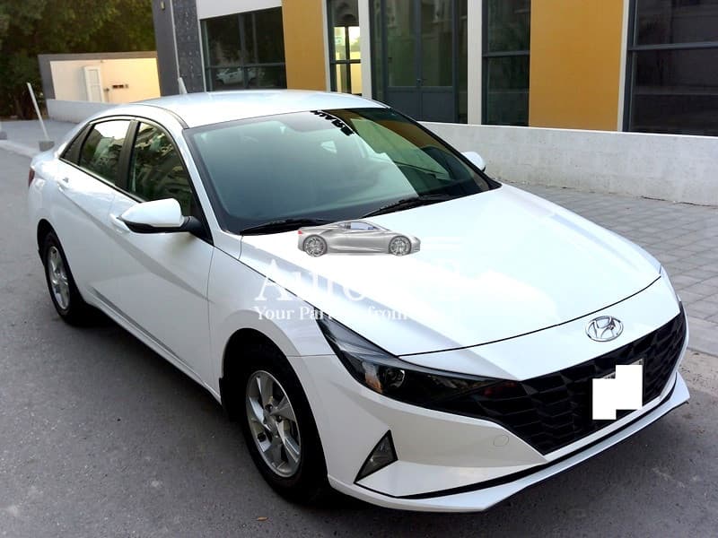 HYUNDAI ELANTRA WHITE AGENT MAINTAINED , SINGLE US photo 1