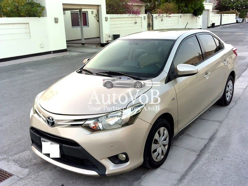 TOYOTA YARIS BEIGE MODEL 2017 4-2 photo 1