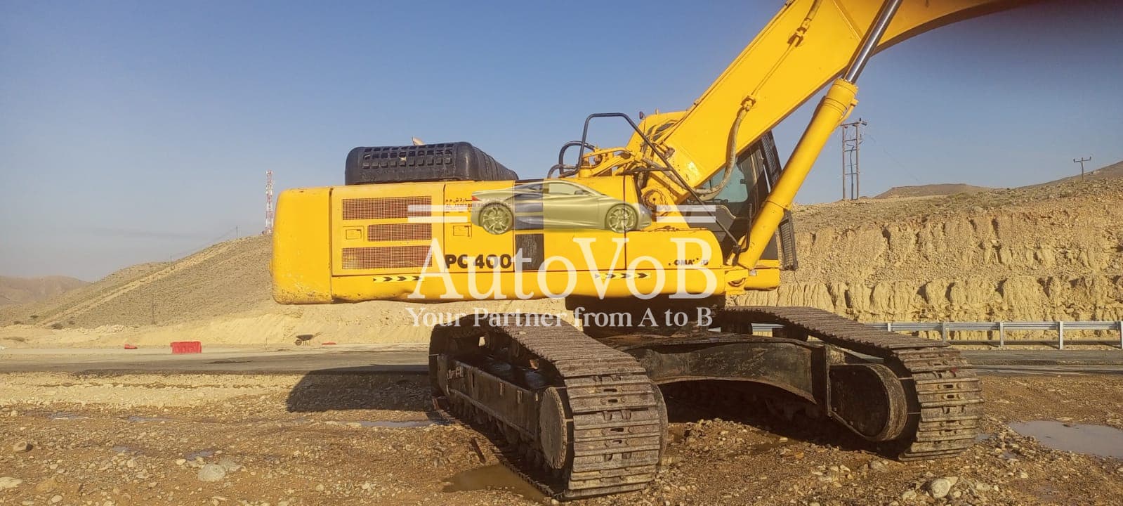 KOMATSU 400 EXCAVATOR FOR SALE photo 1