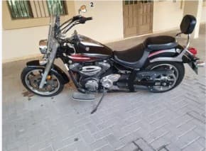 For sale Yamaha Cc950 bike, model 2014, registered and insured 10/23, price BD2200, contact photo 1