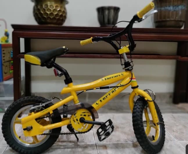 BMX ferrari bike in mint condition. Kids bicycle. photo 1