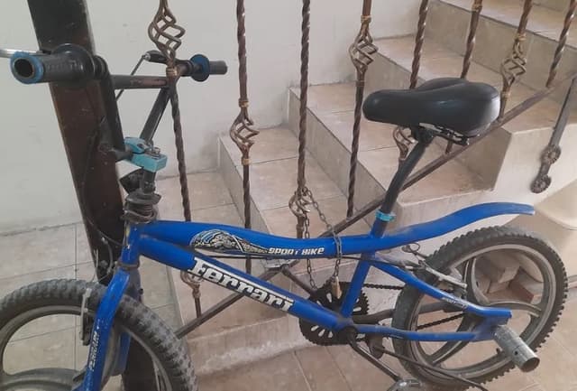 Clean used bike bridge