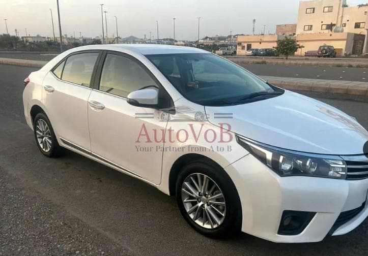 Toyota Corolla 2015, pearl white, for sale, cash or installments photo 1