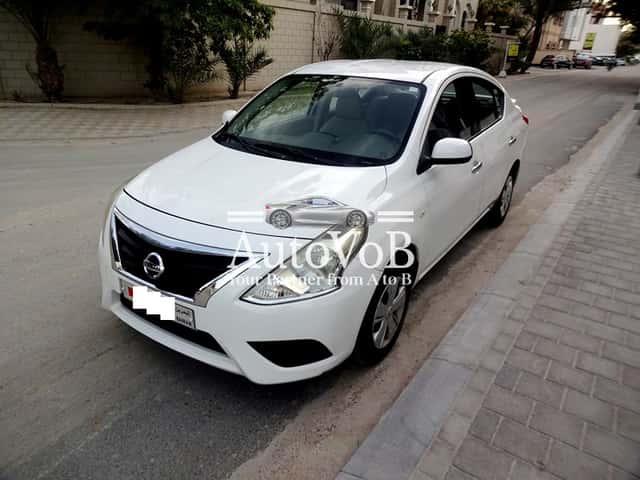 NISSAN SUNNY WHITE MID OPTION MODEL 2019 3-2