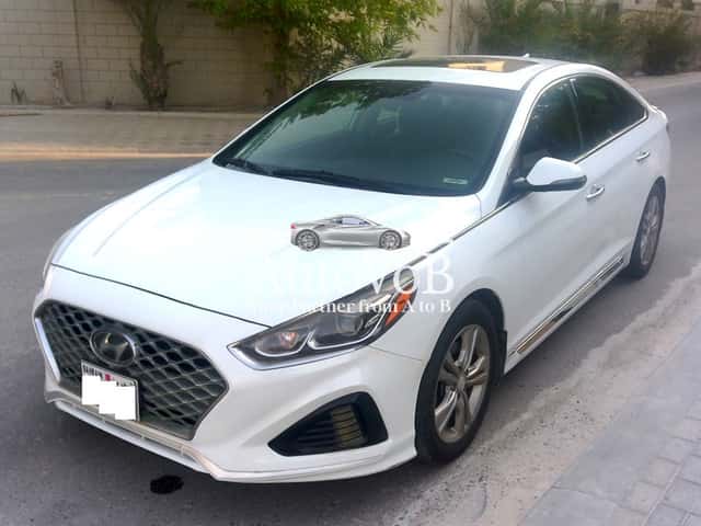 HYUNDAI SONATA WHITE FULL OPTION MODEL : 2018 SINGLE OWNER 1-1